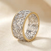 Ornate Silver and Gold Ring
