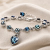 Darling Sapphire Heart Bracelet