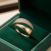 Elegant Gold Ring with Sparkling Stone
