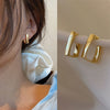 Geometric Minimalist Niche Stud Earrings