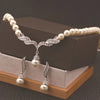 Bridal Pearl Necklace and Earring Set