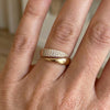 Sleek Crossover Wrap Ring