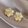 Shella - Elegant Flower Studded Earrings