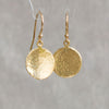 Minimalist Metal Concave-convex Small Round Stud Earrings