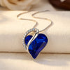 Heart-shaped Sapphire Necklace