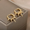 Anarchy Spike Hoop Earrings