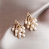 Perla Lluvia Pendientes