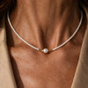 Minimal Pearl Necklace