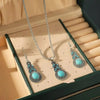 Priscilla™ - Vintage Set in Turquoise
