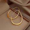 Aria - Minimalist Chic Teardrop-shaped Hoop Earrings