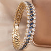 Carolina Geometric Sapphire Bracelet