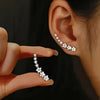 Martha - Sequin Floral Earrings