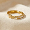 Inlaid Gold Ring